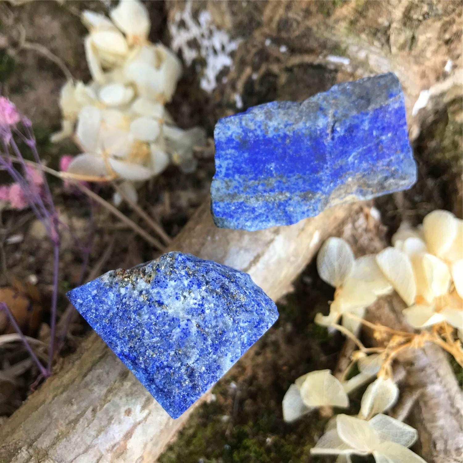 Zenkeeper 1Lb Lapis Lazuli Crystal Stone Natural Raw Stones & Fountain  Rocks for Tumbling, Cabbing, Polishing, Wire Wrapping, Wicca & Reiki  Crystal Healing 