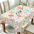 thumbnail image 5 of Easter Eggs Pattern Fabric Rectangle Tablecloth - Waterproof and Wrinkle-Resistant Table Cloth 60x90 Inch Table Cover for Indoor & Outdoor Dining House Decor, 5 of 7