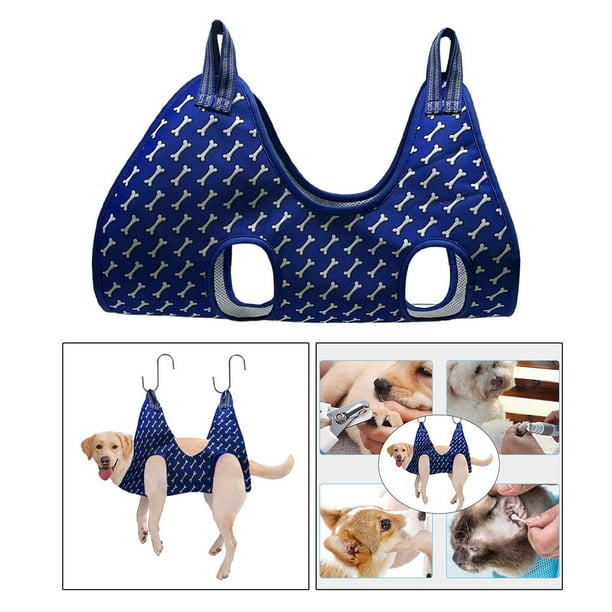 Dog Hammock for Grooming Restraint Bag Dog Lift Harness Pet Grooming Hammock M Walmart