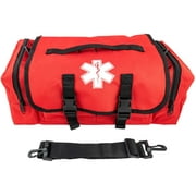 LINE2design First Aid Bag - Medical Supplies Trauma First Responder Bag - Red - 1 Pack