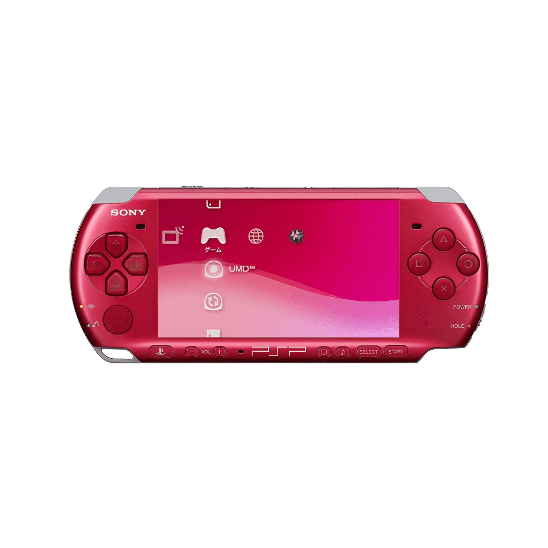 Sony - PSP 3000 Handheld Video Games Console - Red (Refurbished