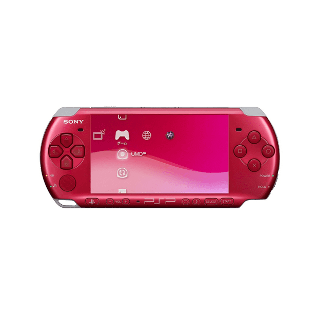 Sony - PSP 3000 Handheld Video Games Console - Red (Refurbished Sony - PSP 3000 Handheld Video Games Console - Red (Refurbished