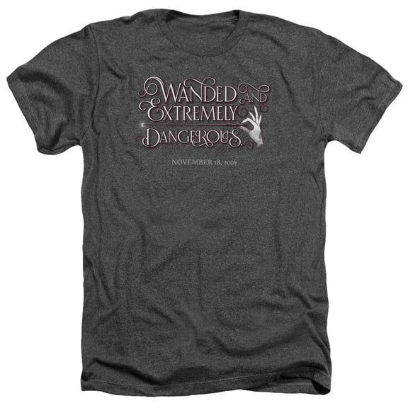 Fantastic Beasts - Wanded - Heather Short Sleeve Shirt - X-Large