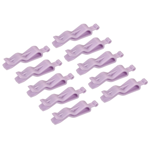 Uxcell Garbage Bin Clip, Kitchen Trash Can Bag Clips Waste Bin Clamp Purple 18 Pack