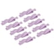 thumbnail image 1 of Clip de basura Uxcell, clips para bolsas de basura de cocina, abrazadera de cubo de basura morado, paquete de 18, 1 of 5