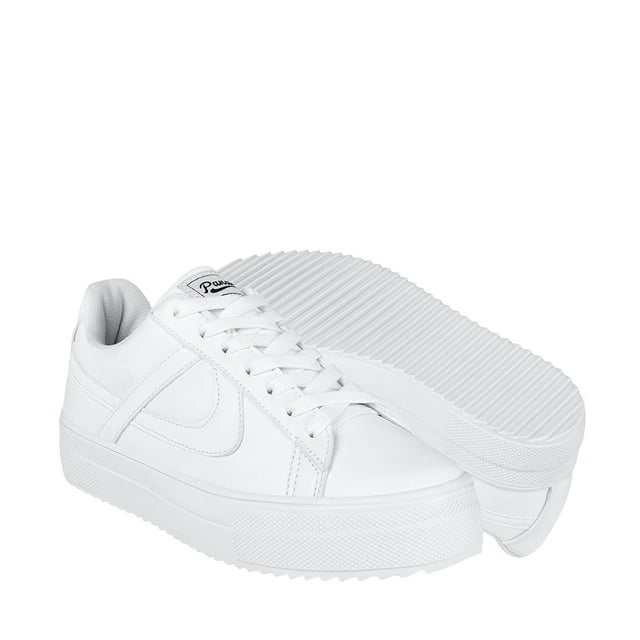 TENIS CASUALES DAMA PANAM 0109280010 SIMIPIEL BLANCO
