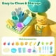 thumbnail image 5 of Juega Sink Cute Stone con agua corriente, juguetes de cocina con comida, 5 of 7