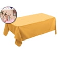 thumbnail image 1 of Tablecloth 54 x 74 Inch, Rectangle Table Cloth for Tables - Stain and Wrinkle Resistant Washable Polyester Table Cover for Dining Tables, Buffet Parties and Camping, 1 of 5