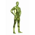 thumbnail image 4 of Cxenplz Unisex Metallic Bodysuit Full Cover Hood Adult Shiny One Piece Spandex Body Suit Bodysuit Costume, 4 of 5