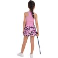 thumbnail image 2 of renvena Kids Girls 2PCS Tennis Skateboard Uniform Racer Back Vest Top with Built-in Shorts Golf Skorts Outfit, 2 of 7