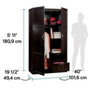 Sauder Select Engineered Wood Storage Cabinet in Cinnamon Cherry