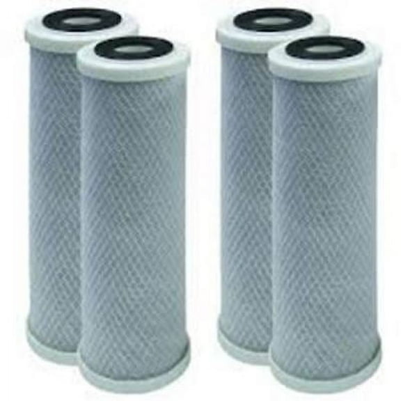 Compatible to Pentek EPM-10 Carbon Block Filter Cartridges, 4 Pack, 9-3/4" x 2-7