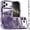 Purple, variant on Phone Case for Apple iPhone 17 Pro Max (6.9") Butterfly Freedom Shimmer Glitter Thick TPU Shockproof Anti Slip Durable Protective Design Cover Purple
