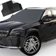 thumbnail image 1 of Windshield Snow Ice Cover,Car Sun Shade for Front Windshield,82"x57" Double Sided Windproof Waterproof All-Round Car Protection Cover Universal Fit for Most Vehicles Cars SUVs Trucks Sedans and Vans, 1 of 7