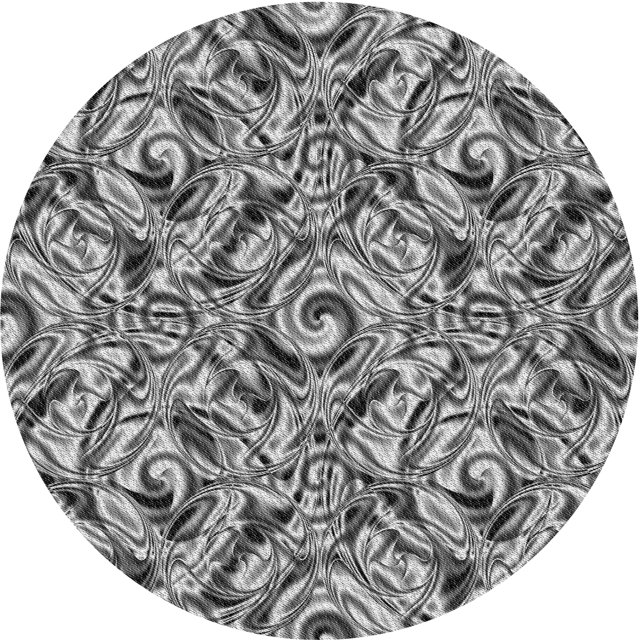 Ahgly Company Tapis Rond Lavable en Machine Intérieur Transitionnel Gris Nuage Gris, 5 Pieds Rond