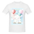 thumbnail image 4 of Bingfone Cute Elephant Men'S Loose Fit Short-Sleeve Pocket T-Shirt, 4 of 7