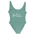 thumbnail image 4 of MKLEKYY Trajes De Baño Mujer Curvy Women Fashion Letter Print Piece Swimsuit Sexy Bikini Swimwear Bathing Sleeveless Backless Swimsuit 1695, 4 of 4