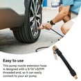thumbnail image 2 of Ruiboury Universal Car Bike Inflator Nozzle Extended Hose Scooter Motorbike Air Pump Extender Automotive Inflation Accessories 100cm, 2 of 6