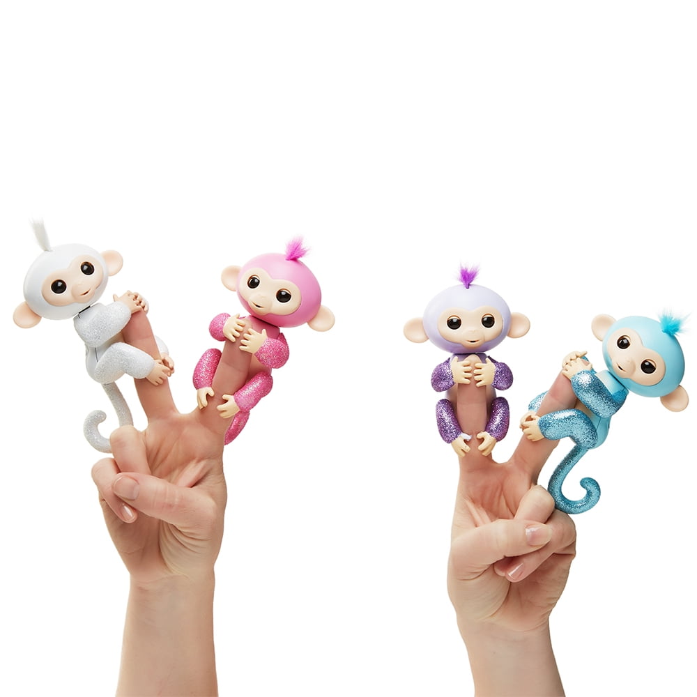 WowWee Fingerlings Glitter Singe Rose Intéractif pas cher 