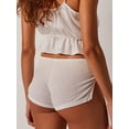 thumbnail image 3 of Gupgi Mini Shorts pour Femmes Taille Basse Shorts Fendus sur le Côté Shorts de Pyjama Ajustés, 3 of 5