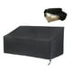 thumbnail image 2 of Cubierta De Polvo Para Banco De Patio, Tela Oxford Negra, Cubierta Protectora Para Silla De Jardín Con Cordón, Cubierta Impermeable Para Muebles Para Banco De 3 Asientos Al Aire Libre Yuarrent HA027556-01, 2 of 6