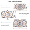 thumbnail image 5 of Yayeee Car Windshield Sun Shade Universal Fit Front Visor Protector, Colorful Abstract Pattern, 5 of 8