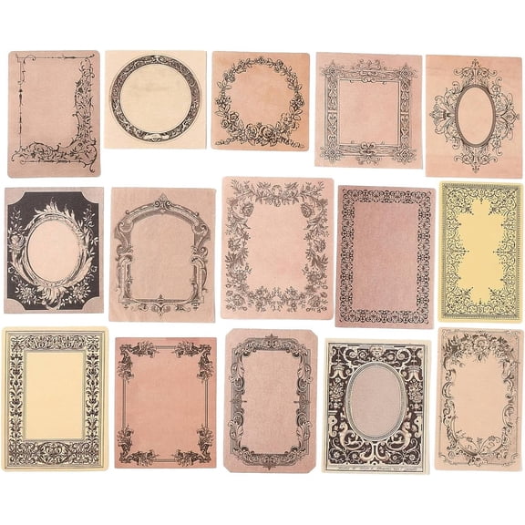 30 Sheets 15 Styles Vintage Pad Sticky Notes Sticker Tabs