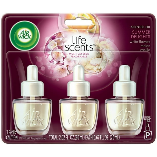 6 Pack Air Wick Life Scents, Scented Oil Plug in Air Freshener