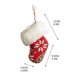 thumbnail image 5 of Fiudx Liquidación navideña Colgante de árbol de Navidad de tela, colgante de peluche de punto, lazo colgante, guantes de amor, botas, colgante decorativo, 5 of 5