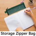 thumbnail image 4 of Bolsa portátil de malla con cremallera, organizador de papelería transparente de gran capacidad, bolsa multifuncional para cosméticos o monedas para viajes de oficina, 4 of 4