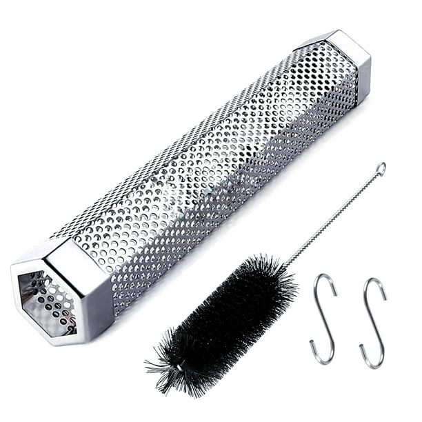 Pellet Smoker Tube Grill Accessories, 12" Stainless Steel BBQ