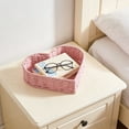 thumbnail image 4 of 1PCS Heart Woven Storage Basket: Rattan Bread Tray, Fruit Candy Snack Holder For Coffee Table, Kitchen, Living Room Decor, 4 of 6