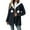 Navy, variant on Winter Jackets For Women Sevevn Women's Winter Double-Sided Fleece Long-Sleeved Button Hooded Warm Jacket