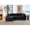 Black + Corduroy + 4 Seat, variant on 106.3" Cloud Modular Sectional Sofa with Reversible L-Shape Chaise, 4 Seat Deep Seat Corduroy Couch, No Assembly Required Modern Living Room Sofa, Black