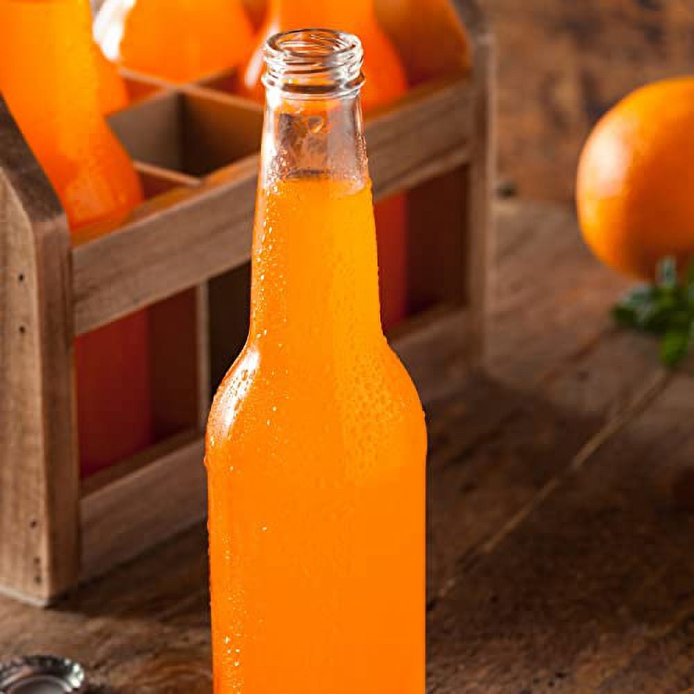 Mexican Glass Bottled Soda 12 Ounce Bundled By (Fanta Orange, 24 Pack)