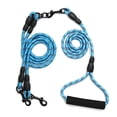 thumbnail image 1 of Amdohai Dog Leash Reflective Dog Leash Dog Training Leash for 2 Dogs with Comfortable Padded, 1 of 7