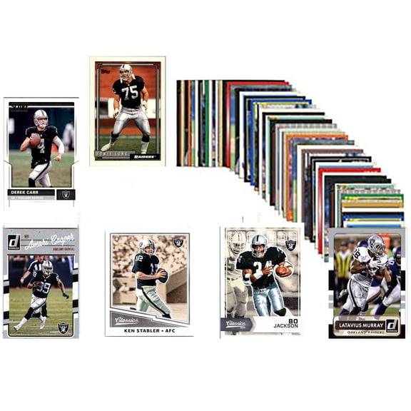 Las Vegas Raiders Trading Card 50-Count Set