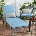 thumbnail image 5 of Greendale Home Fashions 73 x 23 in. Denim Outdoor Chaise Cushion, 5 of 8