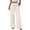3# Beige, variant on Flowy Palazzo Pants for Women with Pockets Casual Wide Leg Pants Lounge Cruise Beach Vacation Clothes Uncuffed Elastic Waist Boho Trousers, Black, 30" Inseam, M