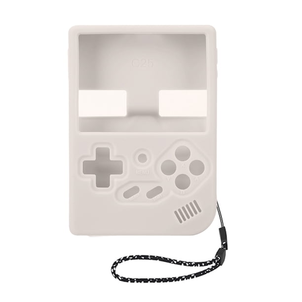 WDOplteas Funda Protectora Silicona Con Funda Con Cordón para RG35XX/RG35XX Plus (Beige)