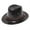 Coffee, variant on Hats Mens Hats Fedora Leather Adult Solid Sun Protection Fashion Western Cowboy Hat Leather Windproof Hat Mens Hats Fitted Flat Brim Mens Hats Winter Bulk Black One Size