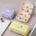 thumbnail image 3 of Mosey Pill Box Portable Travel Pill Organizer Compact Pill Holder Box with 7 Compartments for Home Outdoor, 3 of 8