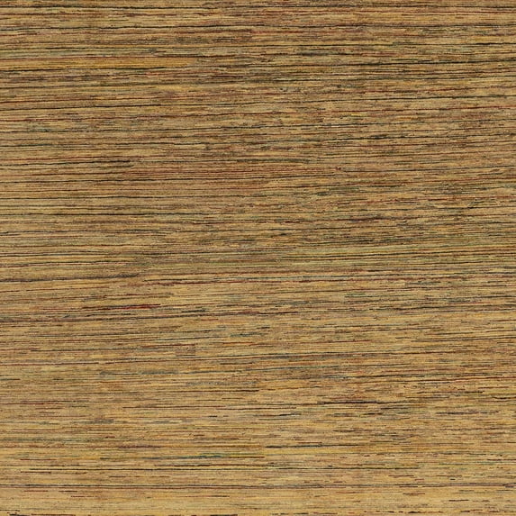 Ahgly Company Indoor Square Abstract Yellow Abstract Area Rugs, 3' Square