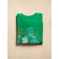 thumbnail image 3 of Great Britain Tourist Map Sweatshirt Women -Image by Shutterstock, Female 3X-Large, 3 of 4