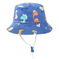 thumbnail image 5 of shoper UPF 50+ Toddler Sun Hat with Adjustable Chin Strap Wide Brim Lightweight Fisherman Cap for Outdoor Beach Play and Summer Activities, 5 of 5