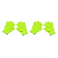 thumbnail image 4 of Qarigey 1 par de guantes para niños, accesorio de ropa, cubiertas para calentar las manos al aire libre, guante de Color sólido para niños Amarillo fluorescente 2piezas, 4 of 6