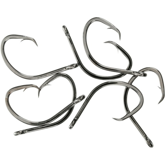 Gamakatsu Nautilus Circle Fishing Hook NS Black 2/0 7-Pack for Saltwater