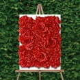 thumbnail image 3 of Paneles decorativos de flores artificiales de seda para decoración de paredes de bodas. yo-rojo, 3 of 7