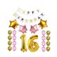 thumbnail image 1 of Kit de globos con forma de estrella de látex con forma de estrella, 23 unidades, para fiesta de 16 c, 1 of 1
