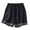 Navy, variant on Linen Shorts Women Plus Size Elastic Waist Drawstring Shorts Flowy Chino Shorts with Pockets Casual Bottoms